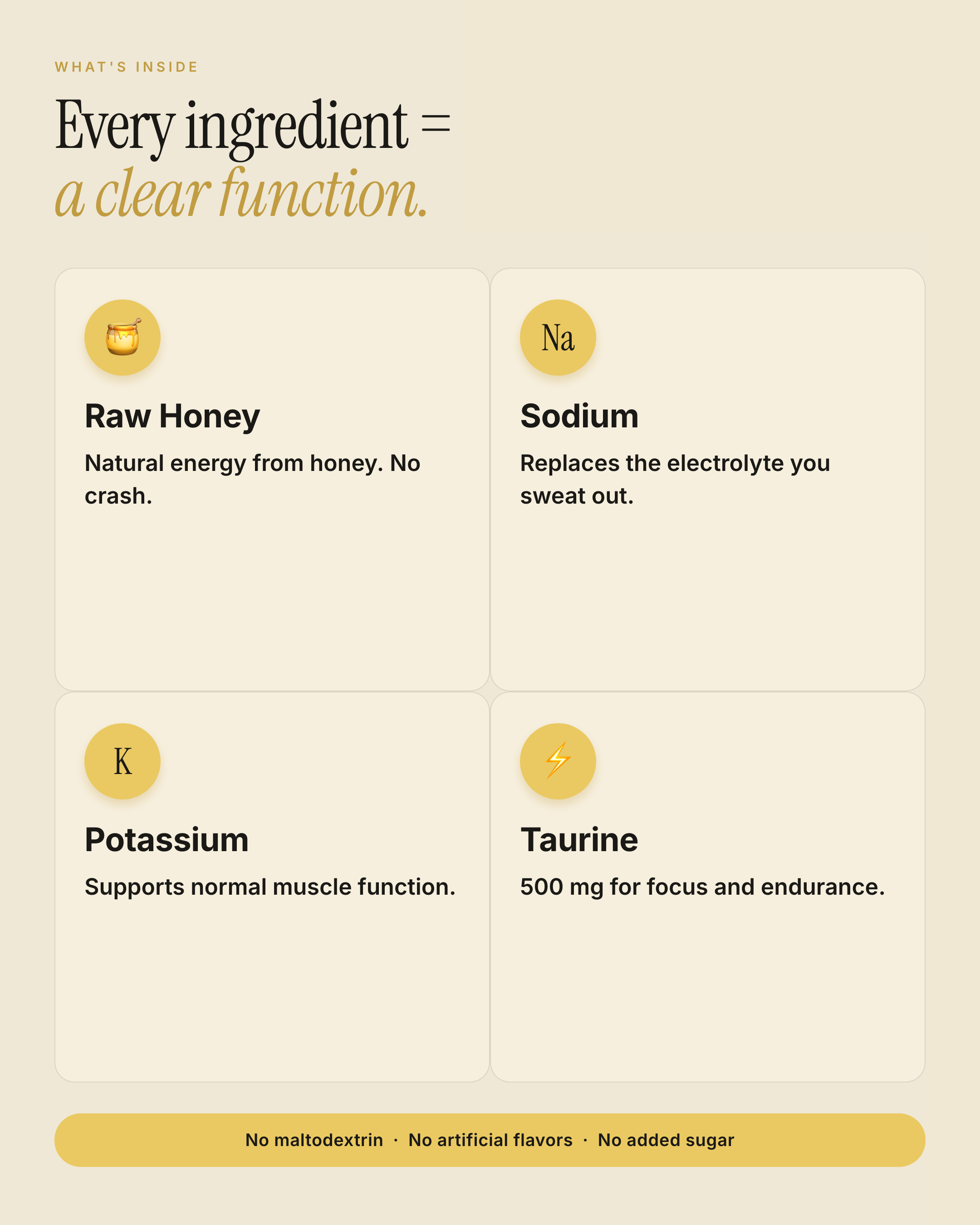 hi honey ingredients and their benefits